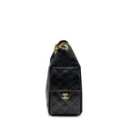 Chanel Small 25 Bag Caviar Black GHW (microchip)