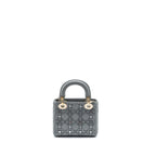 Dior Mini Lady Dior Limited Edition Lambskin Grey LGHW