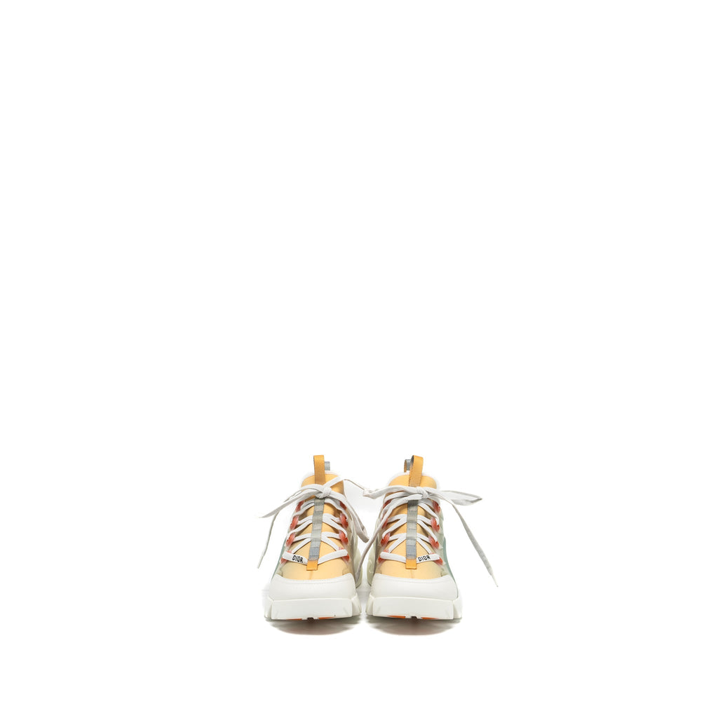 Dior Size 35 D-Connect Sneaker Dioraura Print Water Grey