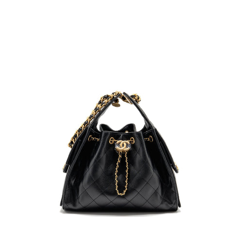 Chanel Small 25 Bag Caviar Black GHW (microchip)