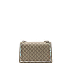 Gucci Dionysus Shoulder Bag GG Supreme Canvas/Suede Pink/Brown Limited Edition SHW