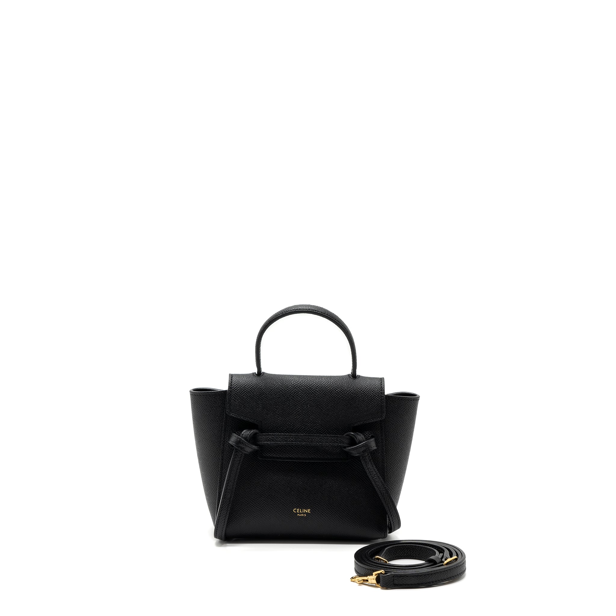 Celine Pico Belt Bag Calfskin Black