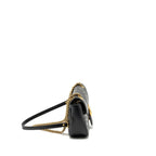 GUCCI SMALL GG MARMONT BAG CALFSKIN BLACK GHW