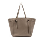Celine small cabas phantom bag grained calfskin taupe