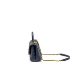 Chanel Small Coco Handle Caviar Navy GHW