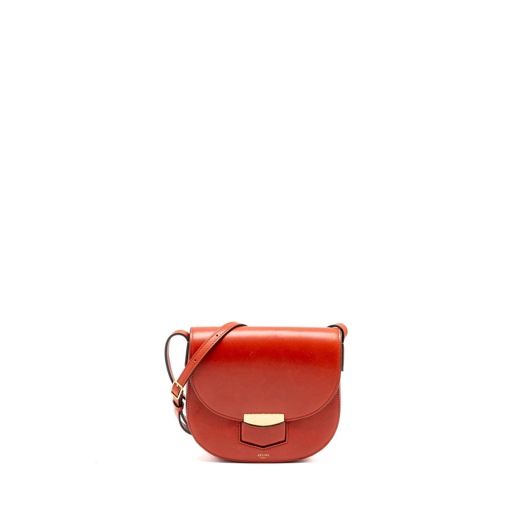 Celine Troutteur bag leather red