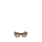 Chanel CC and Letter Logo Shield Sunglasses Dark Tortoise/Beige Brown SHW