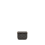 Celine Mini Claud bag triomphe canvas / calfskin tan GHW