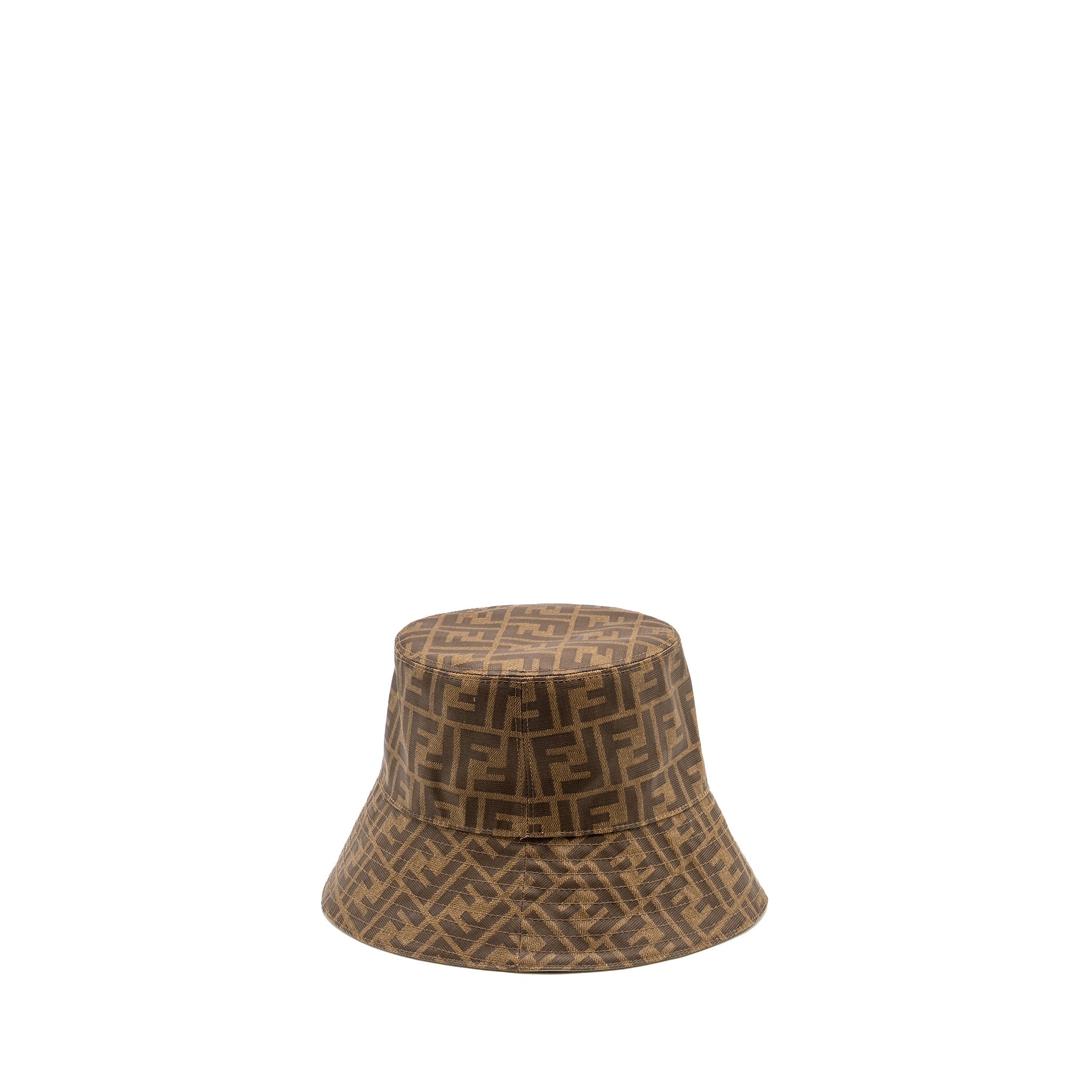 Fendi Size S Bucket Hat Brown/Beige