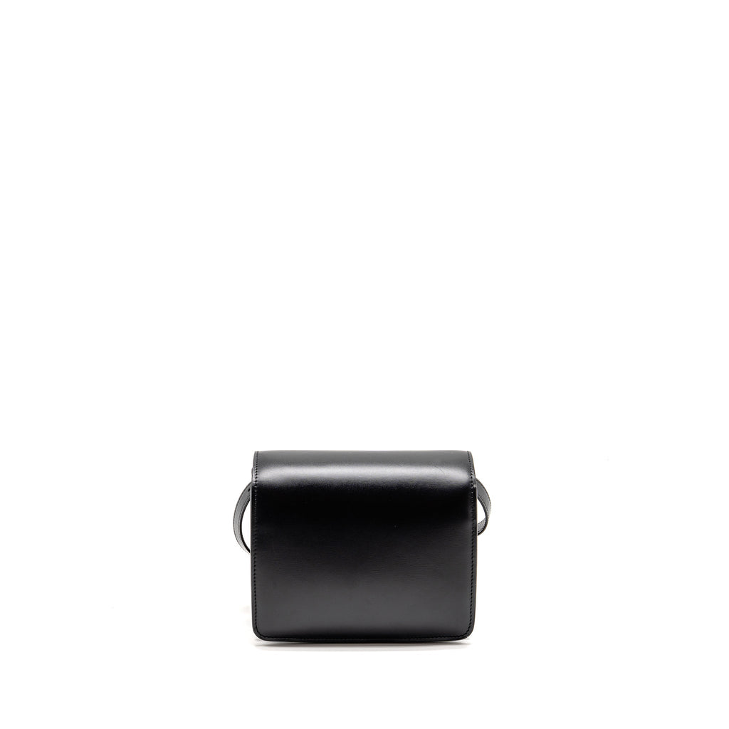 Celine Mini Classic Box Bag Calfskin Black GHW