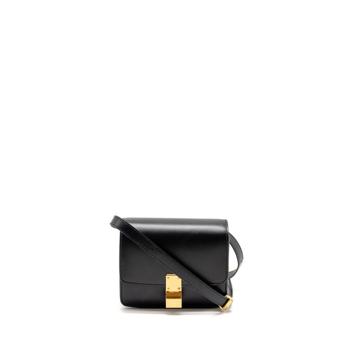 Celine Mini Classic Box Bag Calfskin Black GHW