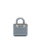 Dior My ABC Small Lady Dior Lambskin Blue LGHW