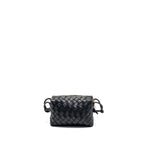 Bottega Veneta Mini Loop Camera Bag Lambskin Black GHW