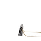 Chanel Boy Wallet on Chain Caviar Grey LGHW