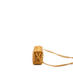 Bottega Veneta Mini Loop Camera Bag Lambskin Caramel GHW