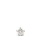Chanel Star Coin Purse/Bag Charm Lambskin Silver SHW(microchip)