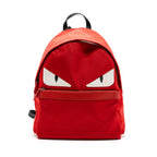 Fendi monster backpack nylon red SHW