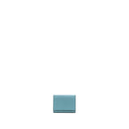 Fendi Selleria Card Holder Calfskin Ocean Blue/Cream SHW