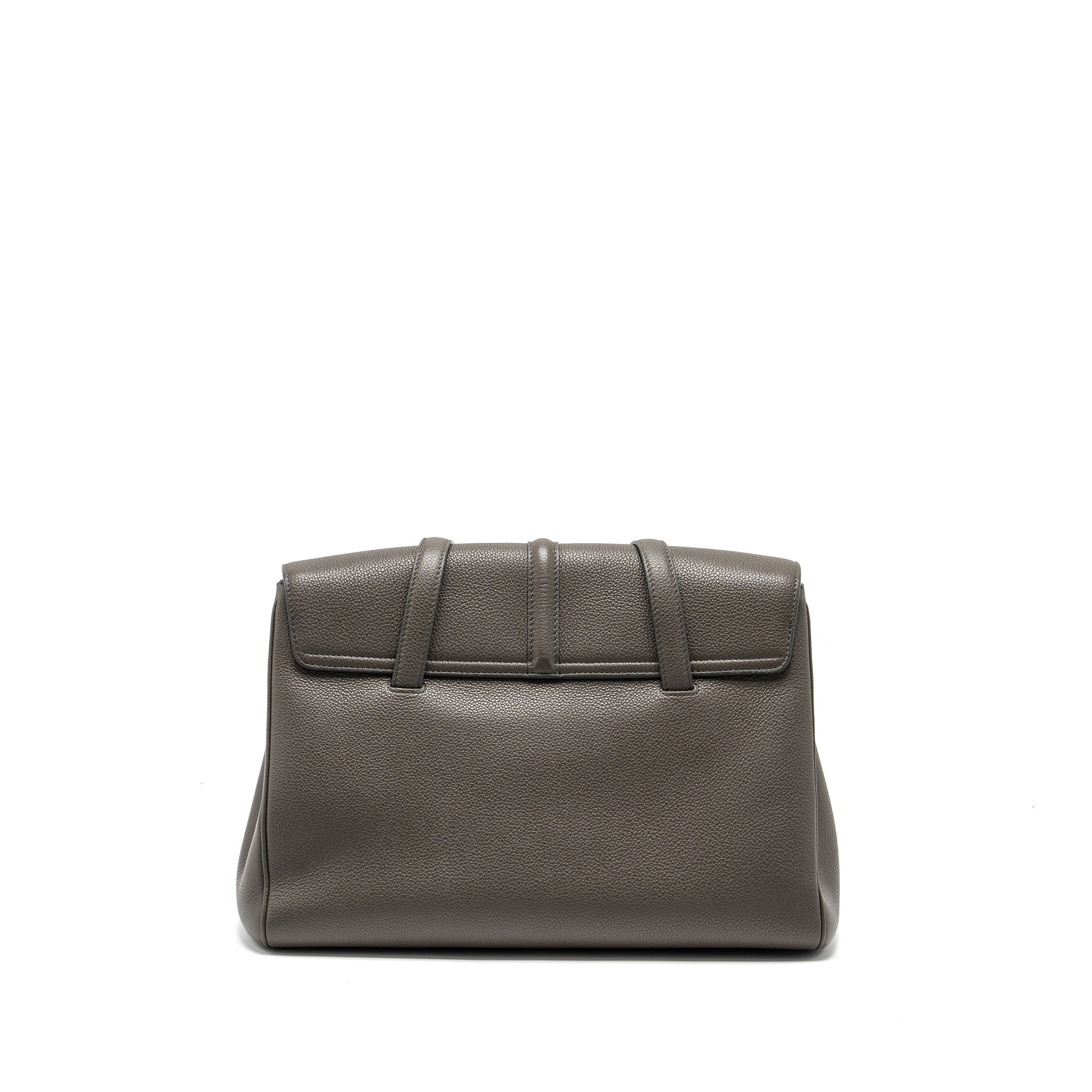 Celine Medium Soft 16 Bag Grained Calfskin grey