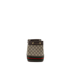 Gucci Ophidia Mini GG Bucket Bag Beige / Ebony GG Supreme Canvas GHW