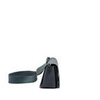 Celine frame bag calfskin dark green/ dark blue