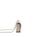 Saint Laurent/YSL Sunset Bag Crocodile embossed White SHW