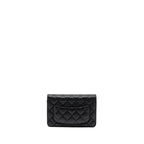 CHANEL Classic Wallet On Chain Caviar Black GHW