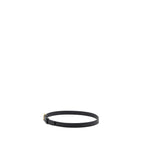 Gucci Size 80 Leather Belt Double G Buckle with Pearl Calfskin Black Brushed GHW