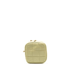 Chanel 20a Diamond Shape Crossbody Bag Quilted Lambskin Light Green GHW