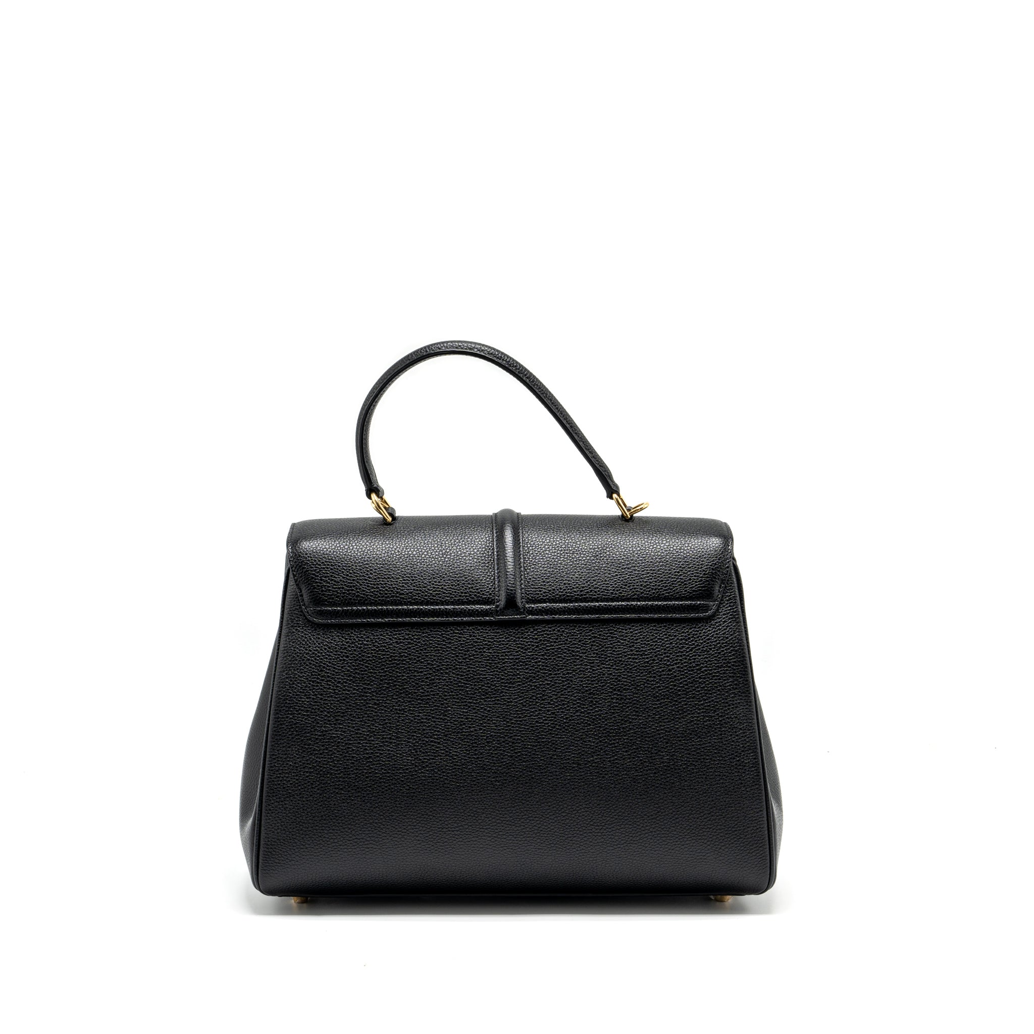 Celine 16 Bag Grained Calfskin Black