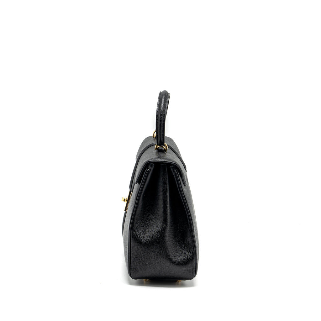 Celine 16 Bag Grained Calfskin Black