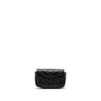 GUCCI Mini GG Marmont Calfskin Black GHW
