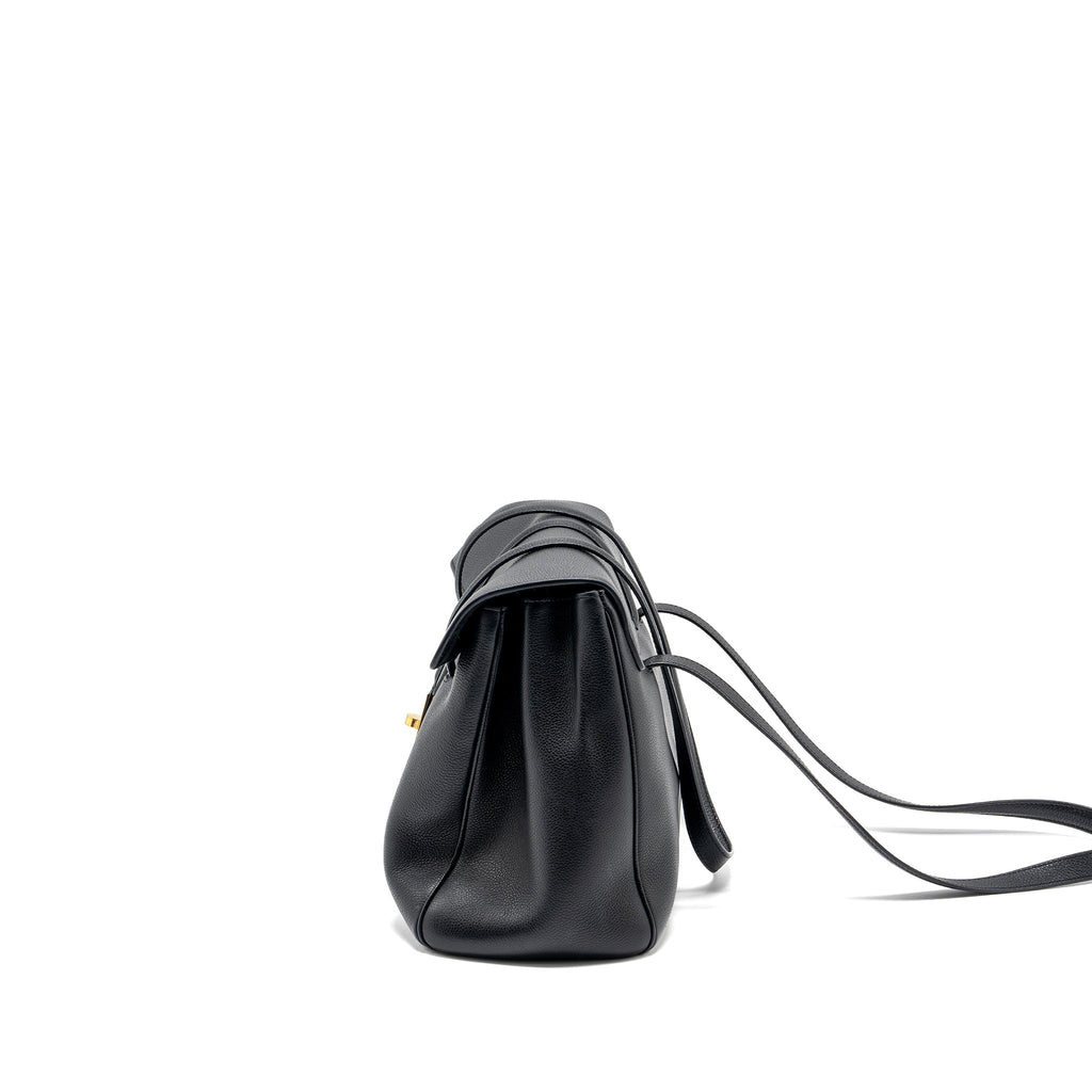Celine Medium Soft 16 Bag Grained Calfskin Black