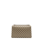 Gucci Dionysus flap bag suede leather / canvas beige SHW