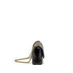 CHANEL Small 2.55 Reissue Flap Bag Aged Calfskin Black GHW