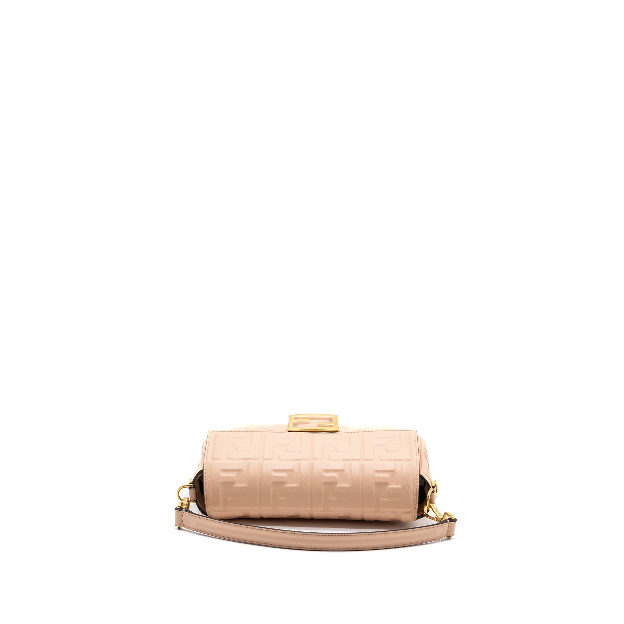 Fendi Baguette Bag Lambskin Light Pink GHW