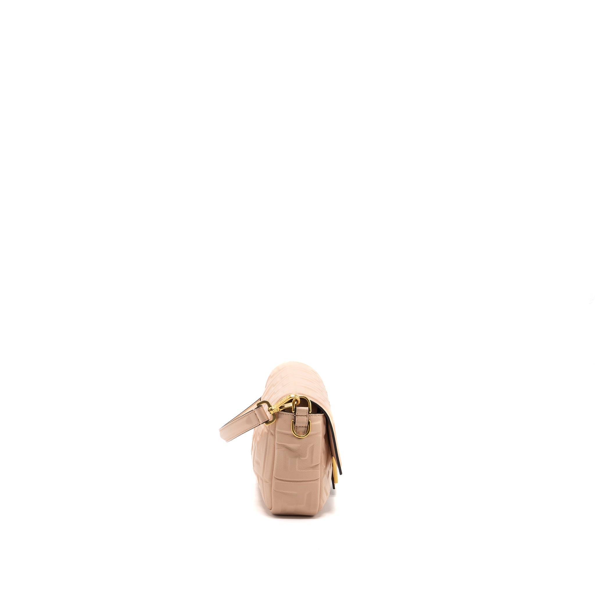 Fendi Baguette Bag Lambskin Light Pink GHW