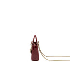 DIOR Mini Lady Dior Patent Red LGHW