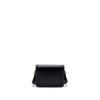 Saint Laurent Small Solferino Satchel Crossbody Bag Box Calfskin Black GHW