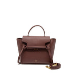 Celine Micro Belt Bag Grained Calfskin Burgundy