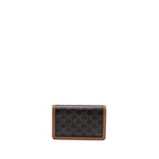 Celine Wallet on Chain Margo Triomphe Canvas/Calfskin Tan