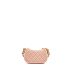 Chanel 23K Small Hobo Bag Calfskin Pink GHW (microchip)