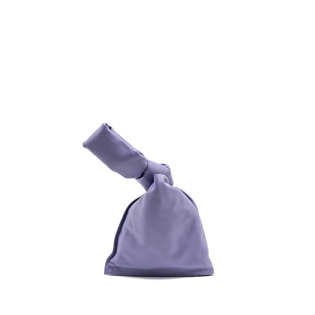 Bottega Veneta Twist Bag Leather Light Purple SHW