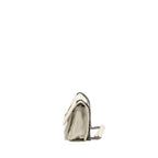 Saint Laurent/YSL Niki Baby Flap Bag Calfskin White SHW