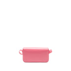 CELINE Triomphe Shoulder Bag Shiny Calfskin Flamingo