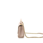 Chanel 17C Click Label Shoulder Bag Calfskin Light Pink LGHW