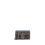 Gucci Super Mini Dionysus GG Supreme Denim/Calfskin SHW