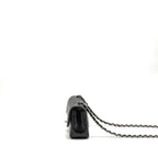 Chanel Mini Rectangular Flap Bag Lambskin Black SHW(microchip)