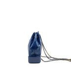 Chanel Gabrielle Backpack Aged Calfskin Blue Multicolour Hardware