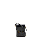 Gucci 1955 Horsebit Mini Crossbody Bag Calfskin Black GHW